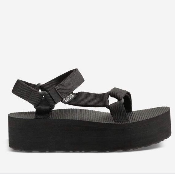 Teva Shoes - Black Teva Platforms